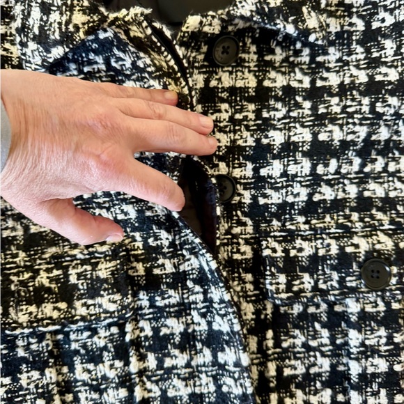 Anine Bing Adriana Tweed Crop Jacket, Size Medium, New - Picture 8 of 16